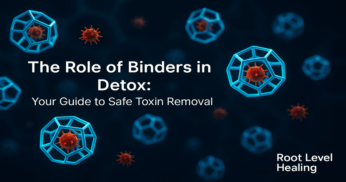 the role of binders in detox / removing toxins from the body.